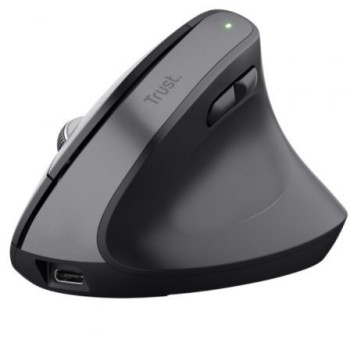 Ratón Ergonómico Inalámbrico por Bluetooth Trust Bayo+/ Batería Recargable/ Hasta 2400 DPI Ratón Ergonómico Inalámbrico por Bluetooth Trust Bayo+/ Batería Recargable/ Hasta 2400 DPI