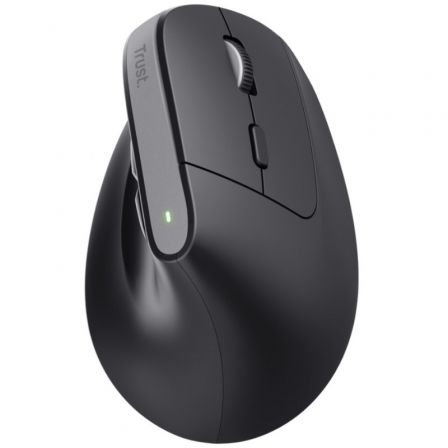 Ratón Ergonómico Inalámbrico por Bluetooth Trust Bayo+/ Batería Recargable/ Hasta 2400 DPI Ratón Ergonómico Inalámbrico por Bluetooth Trust Bayo+/ Batería Recargable/ Hasta 2400 DPI