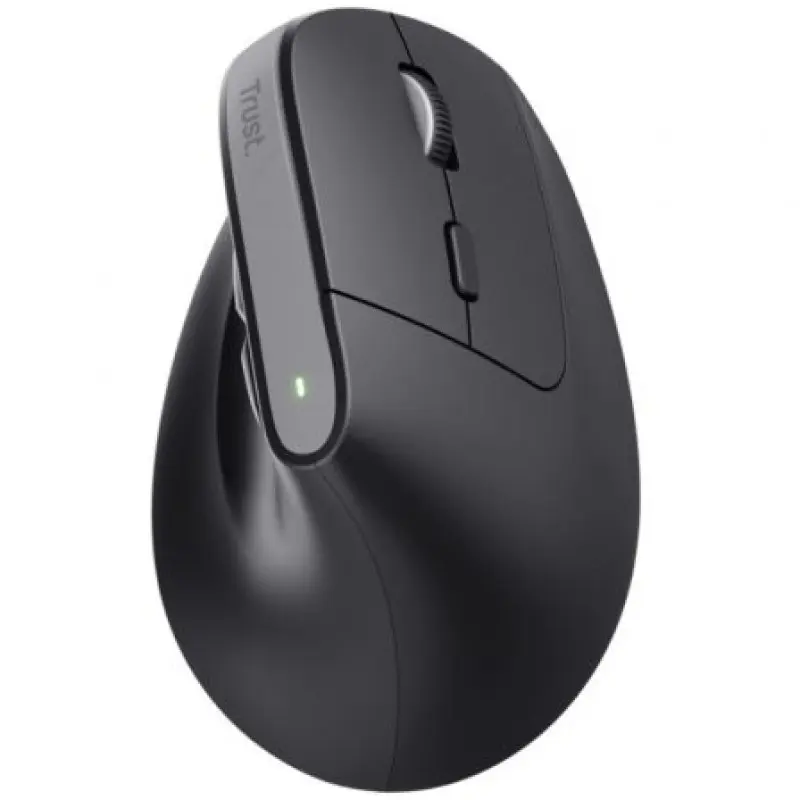 Ratón Ergonómico Inalámbrico por Bluetooth Trust Bayo+/ Batería Recargable/ Hasta 2400 DPI Ratón Ergonómico Inalámbrico por Bluetooth Trust Bayo+/ Batería Recargable/ Hasta 2400 DPI