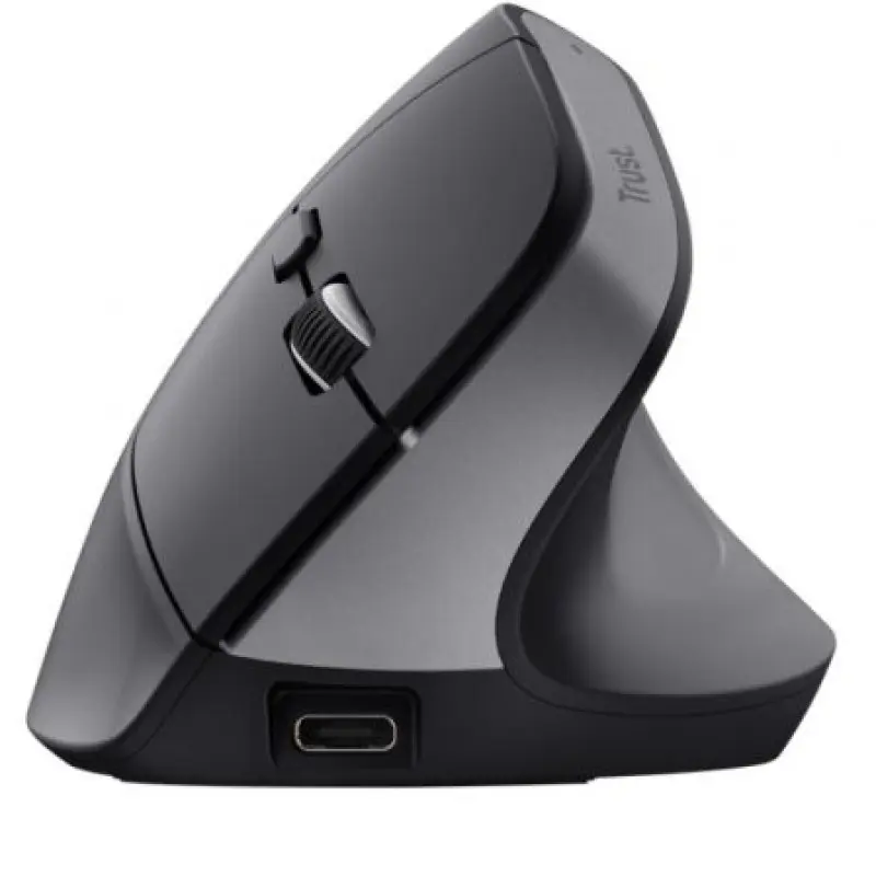 Ratón Ergonómico Inalámbrico por Bluetooth Trust Bayo+/ Batería Recargable/ Hasta 2400 DPI Ratón Ergonómico Inalámbrico por Bluetooth Trust Bayo+/ Batería Recargable/ Hasta 2400 DPI