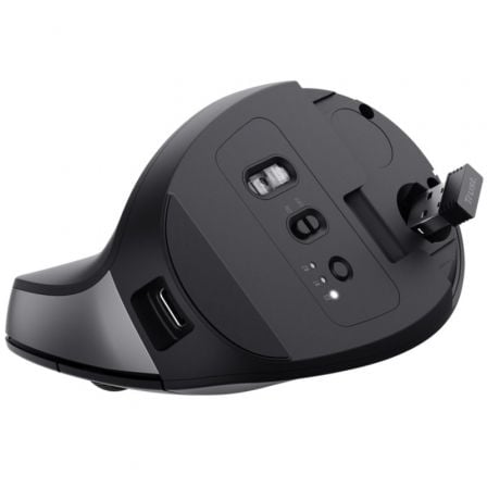 Ratón Ergonómico Inalámbrico por Bluetooth Trust Bayo+/ Batería Recargable/ Hasta 2400 DPI Ratón Ergonómico Inalámbrico por Bluetooth Trust Bayo+/ Batería Recargable/ Hasta 2400 DPI