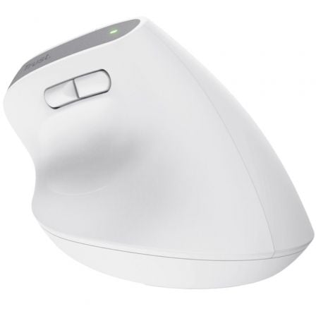 Ratón Ergonómico Inalámbrico por Bluetooth Trust Bayo+/ Batería Recargable/ Hasta 2400 DPI/ Blanco Ratón Ergonómico Inalámbrico por Bluetooth Trust Bayo+/ Batería Recargable/ Hasta 2400 DPI/ Blanco