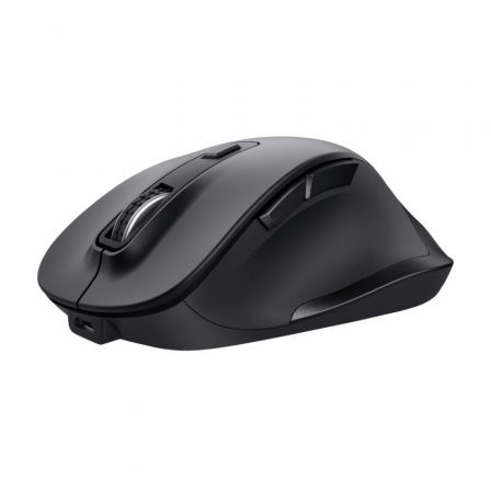 Ratón Ergonómico Inalámbrico Trust Fyda Eco/ Batería recargable/ Hasta 2400 DPI Ratón Ergonómico Inalámbrico Trust Fyda Eco/ Batería recargable/ Hasta 2400 DPI