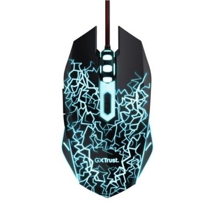 Ratón Gaming Trust Gaming GXT 105X Izza/ Hasta 4000 DPI Ratón Gaming Trust Gaming GXT 105X Izza/ Hasta 4000 DPI