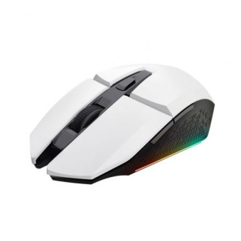 Ratón Gaming Inalámbrico Trust Gaming GXT 110 Felox/ Batería recargable/ Hasta 4800 DPI/ Blanco Ratón Gaming Inalámbrico Trust Gaming GXT 110 Felox/ Batería recargable/ Hasta 4800 DPI/ Blanco