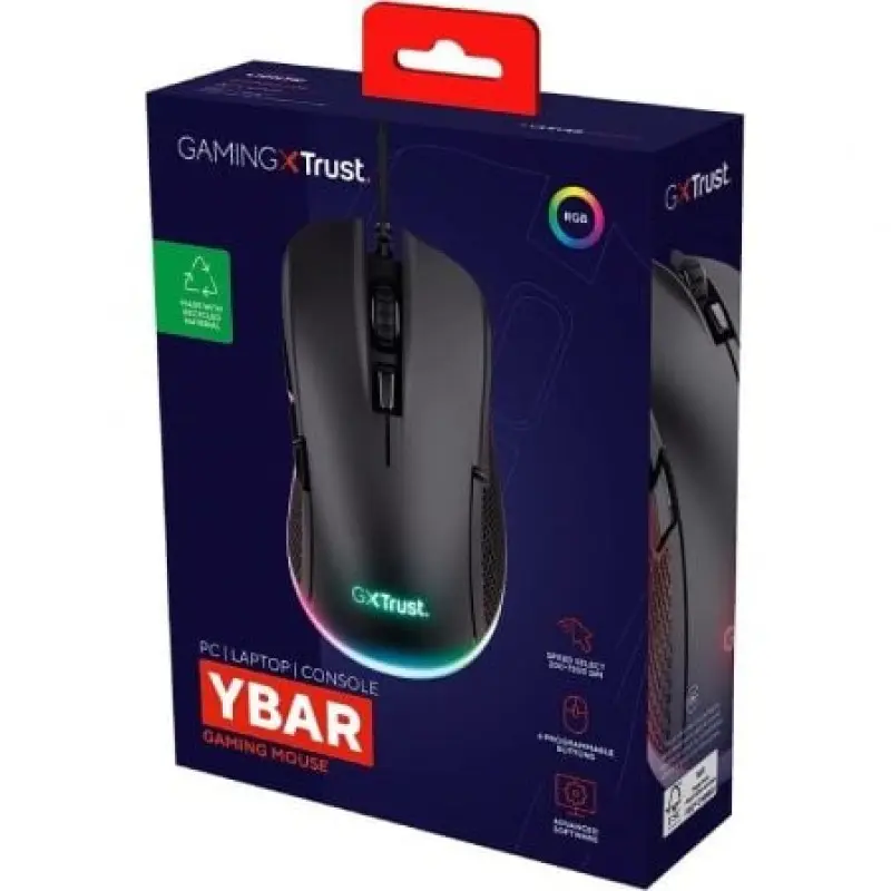 Ratón Gaming Trust Gaming GXT 922 YBAR/ Hasta 7200 DPI Ratón Gaming Trust Gaming GXT 922 YBAR/ Hasta 7200 DPI