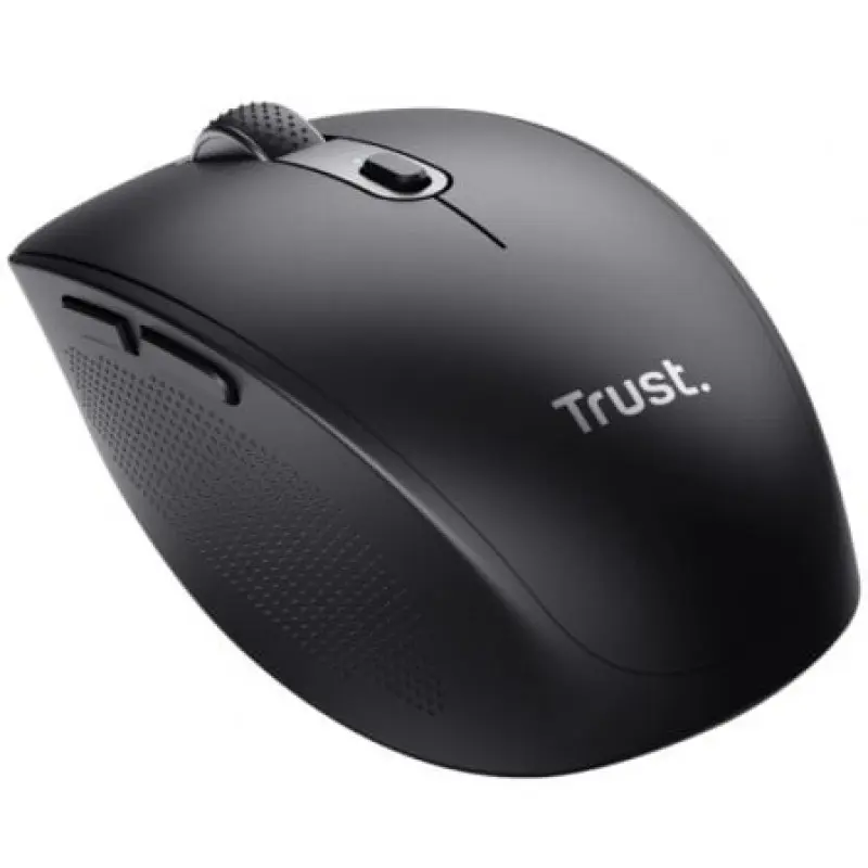 Ratón Inalámbrico por Bluetooth Trust Ozaa Compact Wireless/ Batería recargable/ Hasta 3200 DPI/ Negro Ratón Inalámbrico por Bluetooth Trust Ozaa Compact Wireless/ Batería recargable/ Hasta 3200 DPI/ Negro