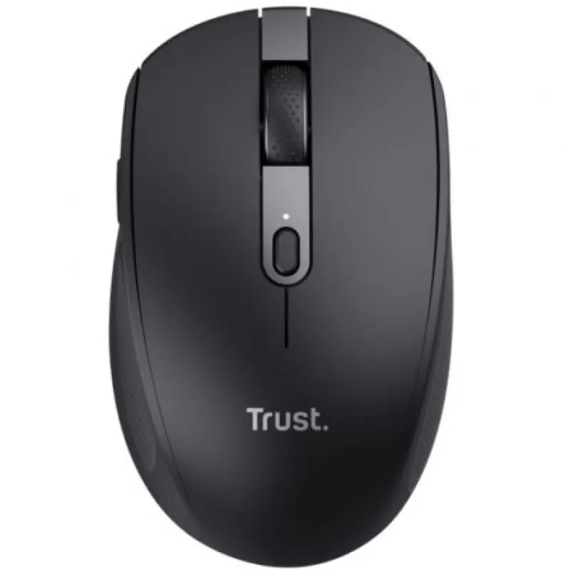 Ratón Inalámbrico por Bluetooth Trust Ozaa Compact Wireless/ Batería recargable/ Hasta 3200 DPI/ Negro Ratón Inalámbrico por Bluetooth Trust Ozaa Compact Wireless/ Batería recargable/ Hasta 3200 DPI/ Negro