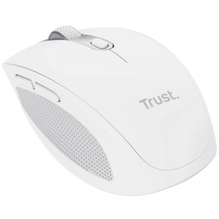 Ratón Inalámbrico por Bluetooth Trust Ozaa Compact Wireless/ Batería recargable/ Hasta 3200 DPI/ Blanco Ratón Inalámbrico por Bluetooth Trust Ozaa Compact Wireless/ Batería recargable/ Hasta 3200 DPI/ Blanco