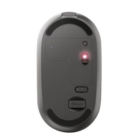 Ratón Inalámbrico por Bluetooth Trust Puck/ Batería recargable/ Hasta 1600 DPI Ratón Inalámbrico por Bluetooth Trust Puck/ Batería recargable/ Hasta 1600 DPI