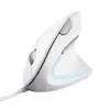 Ratón Ergonómico Trust Verto/ Hasta 1600 DPI/ Blanco Ratón Ergonómico Trust Verto/ Hasta 1600 DPI/ Blanco
