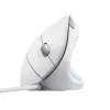 Ratón Ergonómico Trust Verto/ Hasta 1600 DPI/ Blanco Ratón Ergonómico Trust Verto/ Hasta 1600 DPI/ Blanco