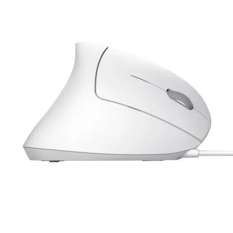Ratón Ergonómico Trust Verto/ Hasta 1600 DPI/ Blanco Ratón Ergonómico Trust Verto/ Hasta 1600 DPI/ Blanco