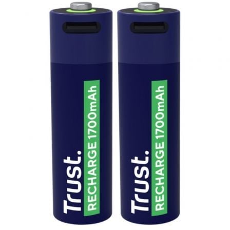 Pack de 2 Pilas AA Trust 25584/ Recargables Pack de 2 Pilas AA Trust 25584/ Recargables