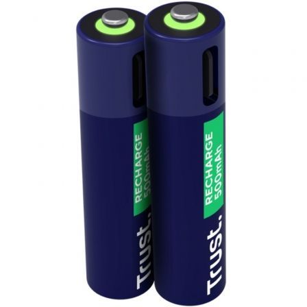 Pack de 2 Pilas AAA Trust 25585/ Recargables Pack de 2 Pilas AAA Trust 25585/ Recargables