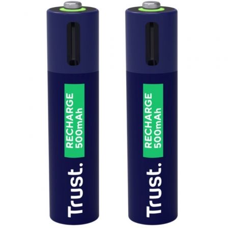 Pack de 2 Pilas AAA Trust 25585/ Recargables Pack de 2 Pilas AAA Trust 25585/ Recargables