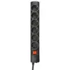 Regleta con interruptor Trust 21059/ 6 Tomas de corriente/ Cable 1.8m/ Negra Regleta con interruptor Trust 21059/ 6 Tomas de corriente/ Cable 1.8m/ Negra