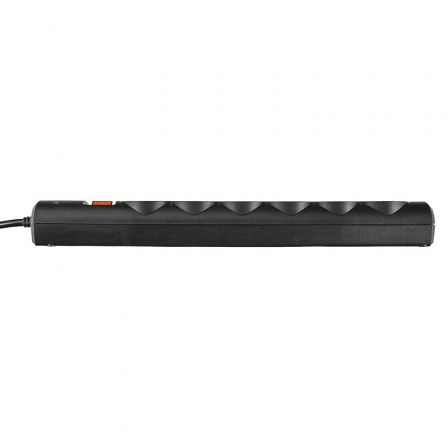 Regleta con interruptor Trust 21059/ 6 Tomas de corriente/ Cable 1.8m/ Negra Regleta con interruptor Trust 21059/ 6 Tomas de corriente/ Cable 1.8m/ Negra