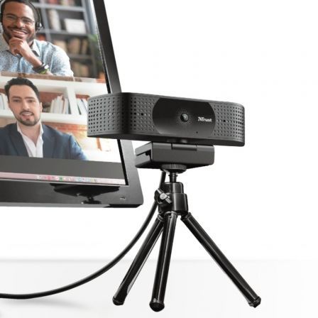 Webcam Trust TW-350/ Enfoque Automático/ 3840 x 2160 4K UHD Webcam Trust TW-350/ Enfoque Automático/ 3840 x 2160 4K UHD