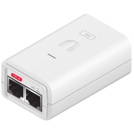 Alimentador PoE Ubiquiti POE-24-7W-G-WH Gigabyte Alimentador PoE Ubiquiti POE-24-7W-G-WH Gigabyte