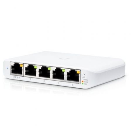 Switch Gestionado Ubiquiti USW-Flex Mini 5 Puertos/ RJ45 10/100/1000 POE Switch Gestionado Ubiquiti USW-Flex Mini 5 Puertos/ RJ45 10/100/1000 POE