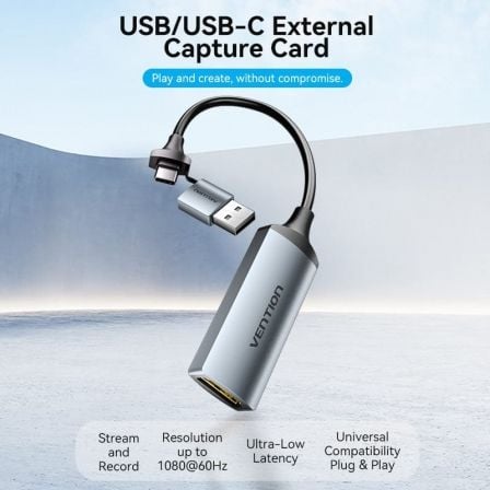 Conversor HDMI 4K 60Hz Vention ACWHA/ HDMI Hembra / USB Macho - USB Tipo-C Macho/ 480Mbps/ 10cm/ Negro Conversor HDMI 4K 60Hz Vention ACWHA/ HDMI Hembra / USB Macho - USB Tipo-C Macho/ 480Mbps/ 10cm/ Negro