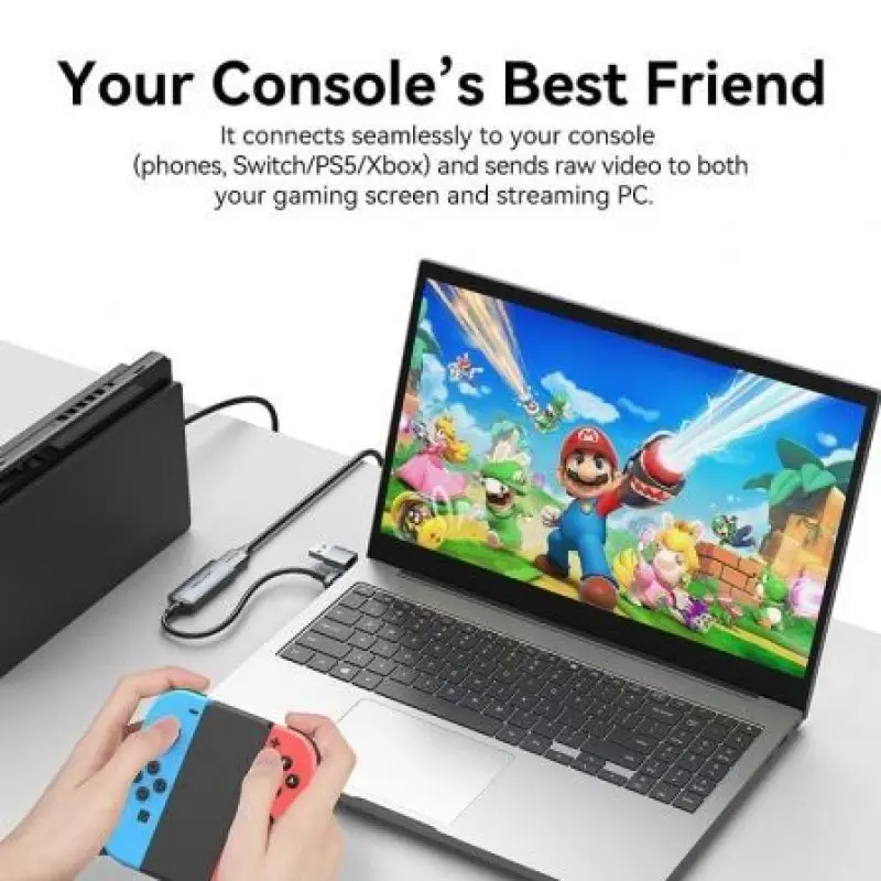 Conversor HDMI 4K 60Hz Vention ACWHA/ HDMI Hembra / USB Macho - USB Tipo-C Macho/ 480Mbps/ 10cm/ Negro Conversor HDMI 4K 60Hz Vention ACWHA/ HDMI Hembra / USB Macho - USB Tipo-C Macho/ 480Mbps/ 10cm/ Negro