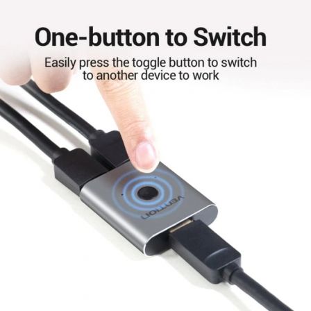 Switch Conmutador 4K HDMI 2.0 Bidireccional Vention AFUH0 HDMI Hembra / 2x HDMI Hembra Switch Conmutador 4K HDMI 2.0 Bidireccional Vention AFUH0 HDMI Hembra / 2x HDMI Hembra