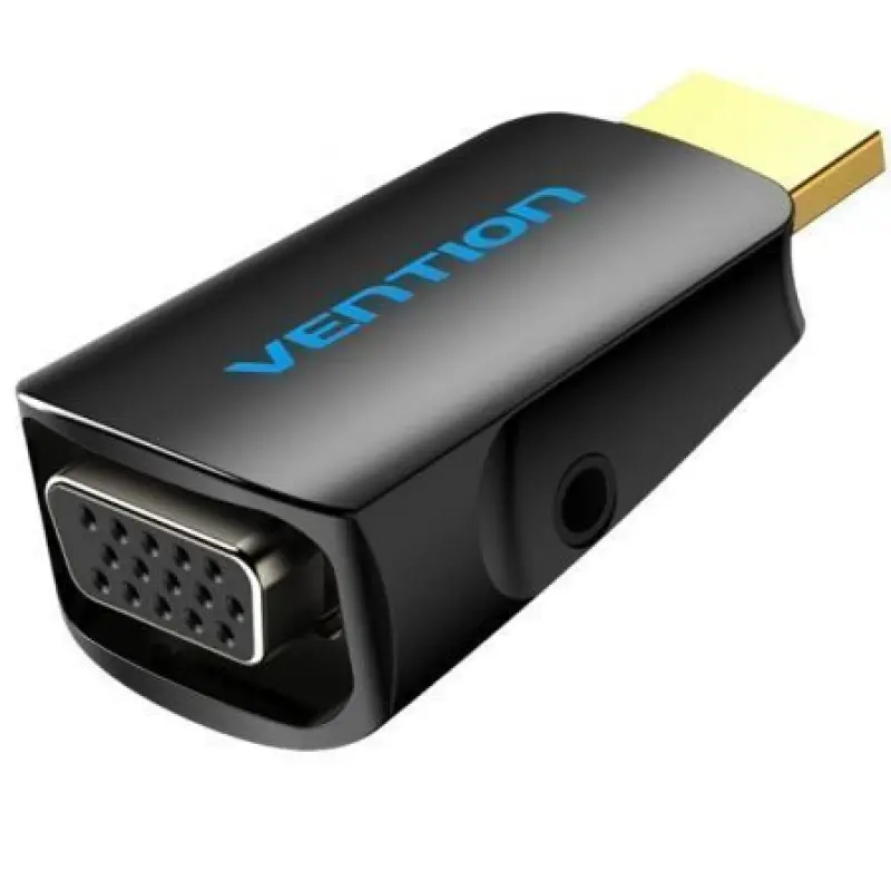Adaptador Conversor Vention AIDB0/ HDMI Macho a VGA Hembra/ Audio Jack 3.5mm Adaptador Conversor Vention AIDB0/ HDMI Macho a VGA Hembra/ Audio Jack 3.5mm