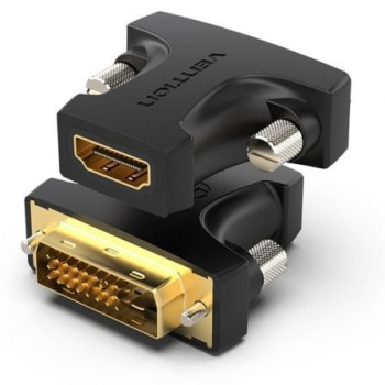 Adaptador HDMI Vention AILB0/ HDMI Hembra - DVI (24+1) Macho Adaptador HDMI Vention AILB0/ HDMI Hembra - DVI (24+1) Macho