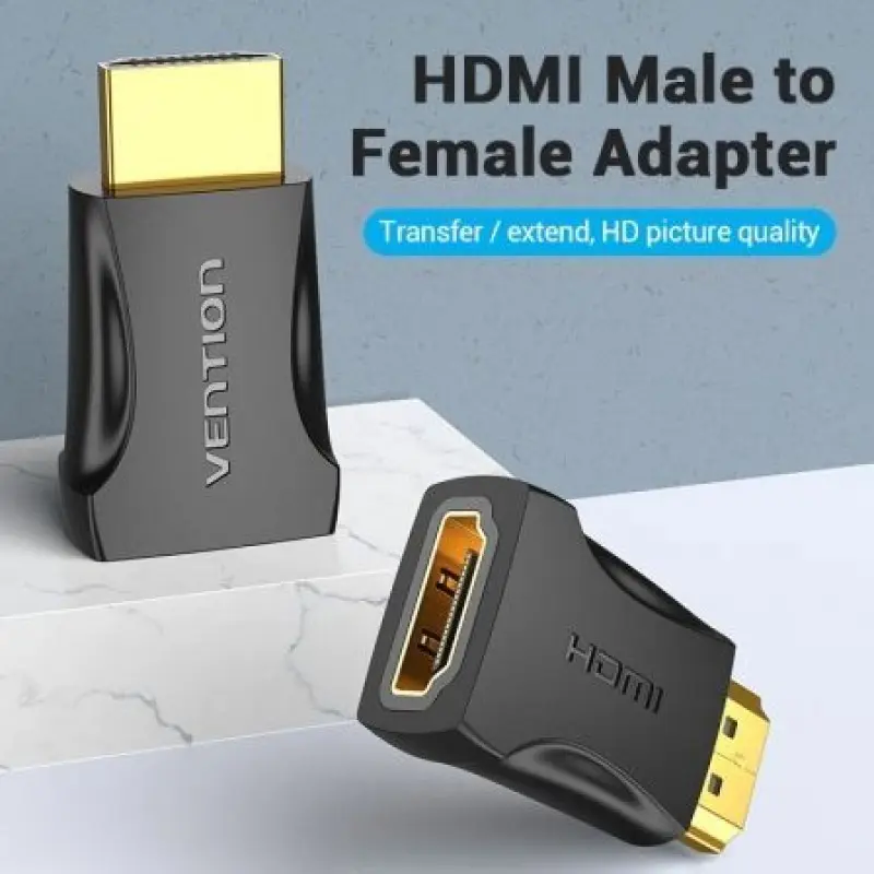 Adaptador HDMI 4K Vention AIMB0/ HDMI Macho - HDMI Hembra Adaptador HDMI 4K Vention AIMB0/ HDMI Macho - HDMI Hembra