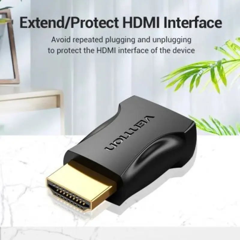 Adaptador HDMI 4K Vention AIMB0/ HDMI Macho - HDMI Hembra Adaptador HDMI 4K Vention AIMB0/ HDMI Macho - HDMI Hembra
