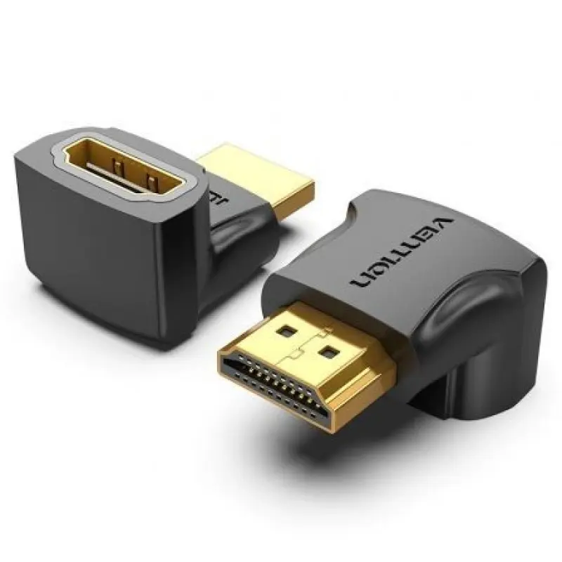 Adaptador HDMI 4K 270º Vention AINB0/ HDMI Macho - HDMI Hembra Adaptador HDMI 4K 270º Vention AINB0/ HDMI Macho - HDMI Hembra