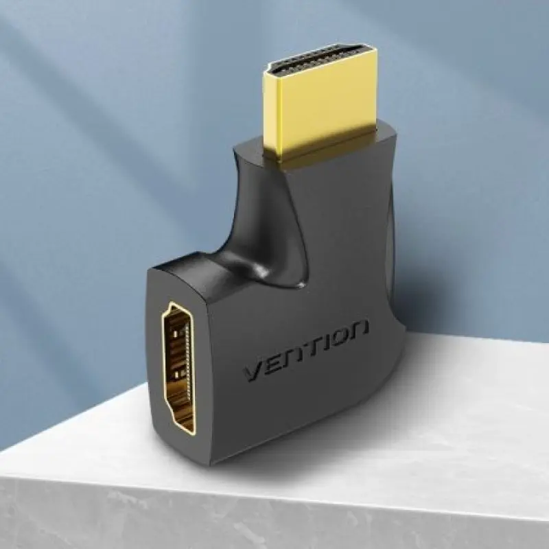 Adaptador HDMI 4K 90º Vention AIPB0/ HDMI Macho - HDMI Hembra Adaptador HDMI 4K 90º Vention AIPB0/ HDMI Macho - HDMI Hembra