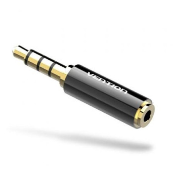 Adaptador Jack Vention BFBB0/ Jack 3.5 Macho - Jack 2.5 Hembra/ Negro Adaptador Jack Vention BFBB0/ Jack 3.5 Macho - Jack 2.5 Hembra/ Negro