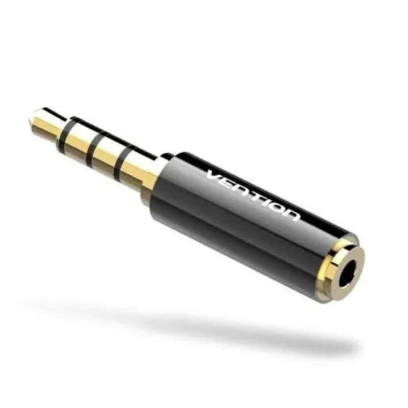 Adaptador Jack Vention BFBB0/ Jack 3.5 Macho - Jack 2.5 Hembra/ Negro Adaptador Jack Vention BFBB0/ Jack 3.5 Macho - Jack 2.5 Hembra/ Negro
