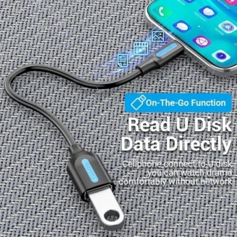 Adaptador USB 3.1 Tipo-C Vention CCVBB/ USB Tipo-C Macho - USB Hembra Adaptador USB 3.1 Tipo-C Vention CCVBB/ USB Tipo-C Macho - USB Hembra