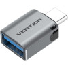 Adaptador USB 3.0 Vention CDQH0/ USB Tipo-C Macho - USB Hembra Adaptador USB 3.0 Vention CDQH0/ USB Tipo-C Macho - USB Hembra