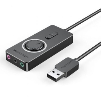Tarjeta de Sonido Vention CDRBB/ USB Macho - 3x Jack 3.5 Hembra Tarjeta de Sonido Vention CDRBB/ USB Macho - 3x Jack 3.5 Hembra