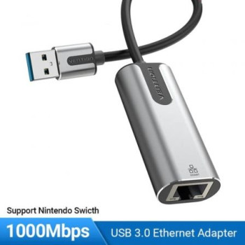 Adaptador USB 3.0 - RJ45 Vention CEWHB/ 1000Mbps Adaptador USB 3.0 - RJ45 Vention CEWHB/ 1000Mbps