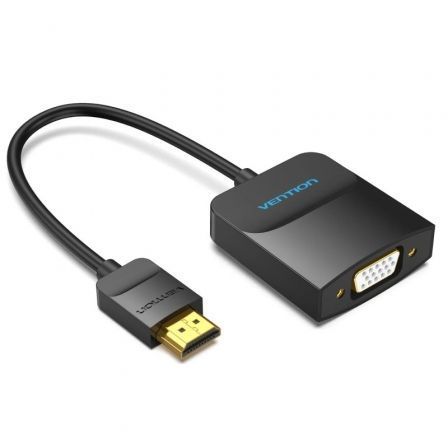 Conversor Vention 42154/ HDMI Macho - VGA Hembra/ 15cm/ Negro Conversor Vention 42154/ HDMI Macho - VGA Hembra/ 15cm/ Negro