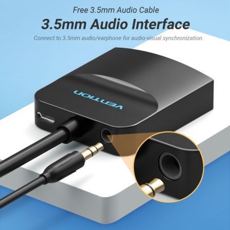 Conversor Vention 42161 HDMI Macho - VGA Hembra - Jack 3.5 Hembra/ 15cm/ Negro Conversor Vention 42161 HDMI Macho - VGA Hembra - Jack 3.5 Hembra/ 15cm/ Negro