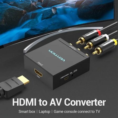 Convertidor HDMI a RCA Vention AEEB0/ HDMI Hembra - RCA Hembra - MiniUSB Hembra Convertidor HDMI a RCA Vention AEEB0/ HDMI Hembra - RCA Hembra - MiniUSB Hembra