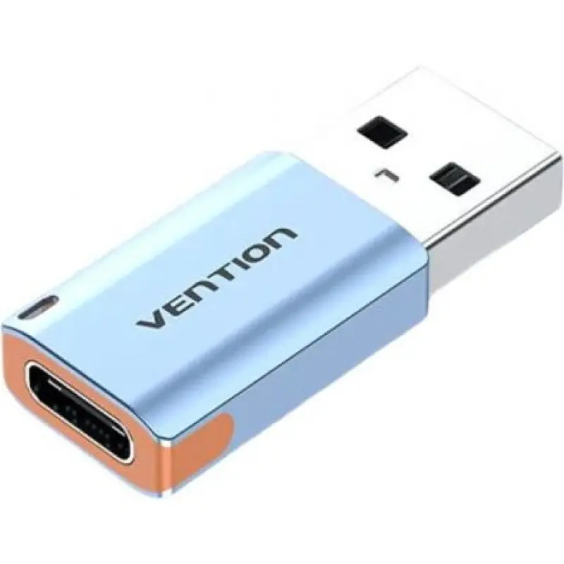 Adaptador USB 3.1 Vention CUAH0/ USB Tipo-C Hembra - USB Macho/ Azul Adaptador USB 3.1 Vention CUAH0/ USB Tipo-C Hembra - USB Macho/ Azul