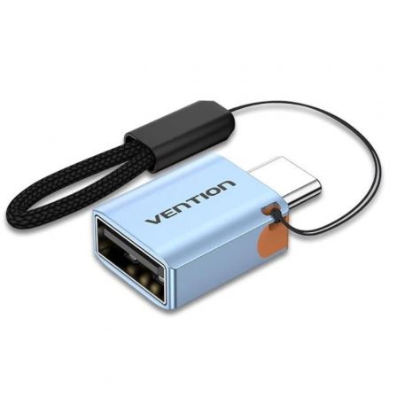 Adaptador OTG USB 3.1 Vention CUBH0/ USB Tipo-C Macho - USB Hembra/ Azul Adaptador OTG USB 3.1 Vention CUBH0/ USB Tipo-C Macho - USB Hembra/ Azul