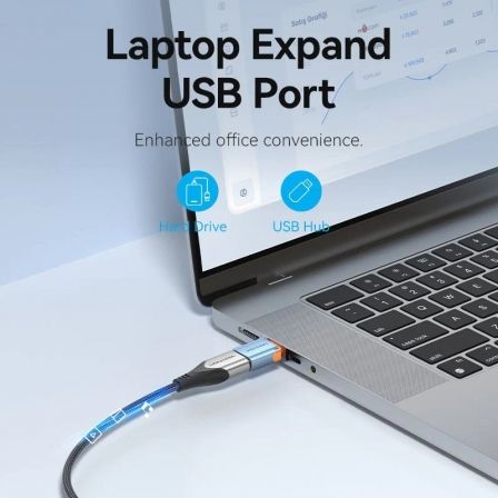 Adaptador OTG USB 3.1 Vention CUBH0/ USB Tipo-C Macho - USB Hembra/ Azul Adaptador OTG USB 3.1 Vention CUBH0/ USB Tipo-C Macho - USB Hembra/ Azul