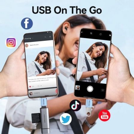 Adaptador OTG USB 3.1 Vention CUBH0/ USB Tipo-C Macho - USB Hembra/ Azul Adaptador OTG USB 3.1 Vention CUBH0/ USB Tipo-C Macho - USB Hembra/ Azul