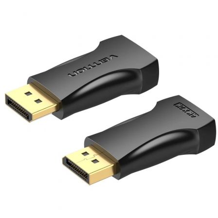 Adaptador HDMI 4K Vention HBPB0/ DisplayPort Macho - HDMI Hembra Adaptador HDMI 4K Vention HBPB0/ DisplayPort Macho - HDMI Hembra