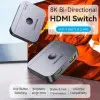 Switch Conmutador 8K HDMI 2.1 Bidireccional Vention AKPH0 HDMI Hembra/USB-C Hembra - 2x HDMI Hembra Switch Conmutador 8K HDMI 2.1 Bidireccional Vention AKPH0 HDMI Hembra/USB-C Hembra - 2x HDMI Hembra