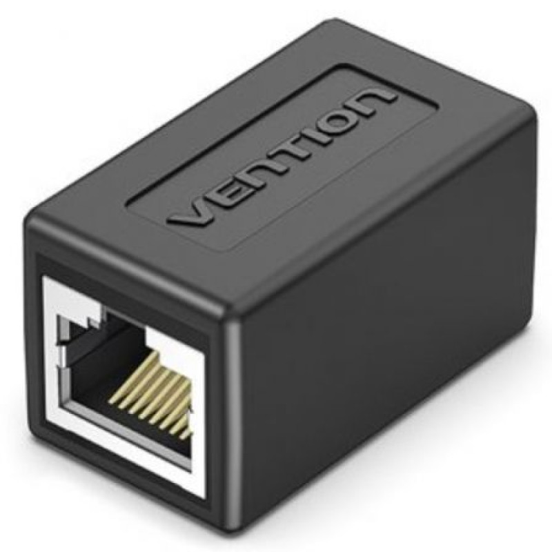 Adaptador Conector RJ45 Vention IPVB0/ Cat.6 FTP/ RJ45 Hembra - RJ45 Hembra/ Negro Adaptador Conector RJ45 Vention IPVB0/ Cat.6 FTP/ RJ45 Hembra - RJ45 Hembra/ Negro